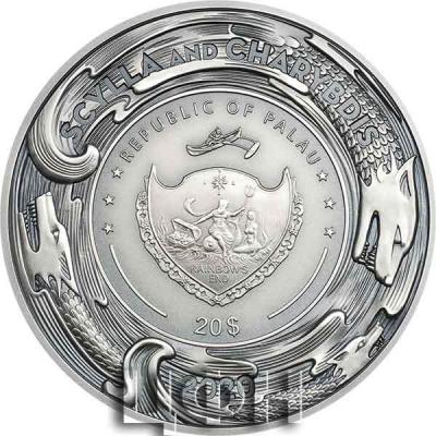 «SCYLLA AND CHARYBDIS Evil Within 3 Oz Silver Coin 20$ Palau 2020» (1).jpg