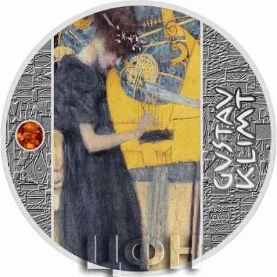 «MUSIC Gustav Klimt Golden Five Silver Coin 500 Francs Cameroon 2020».jpg