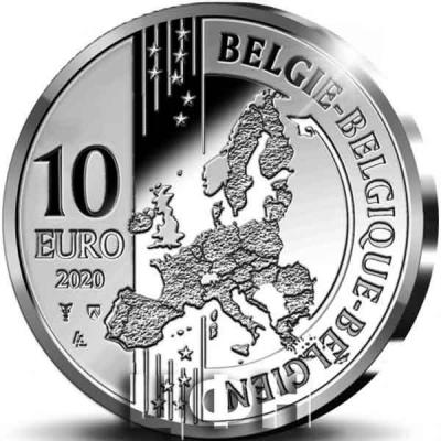 «2020, 10 евро Бельгия, памятная монета - «Христофор Плантен»».jpg