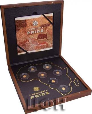 «2020 AFRICAN PRIDE 14 NATION 7 X 0.5 GRAM .9999 GOLD PROOF COIN COLLECTION»..jpg