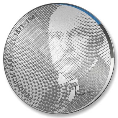 5 сентября 1871 года родился Фридрих Акель (Эстония 15 евро 2021 года).jpg