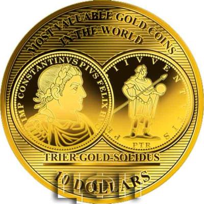 «10 Dollars 2018 Îles Salomon» «TRIER GOLD SOLIDUS».jpg