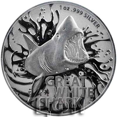 «$1 AUD (Australia) - Great White Shark».jpg