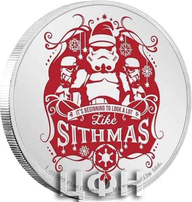 «STAR WARS Seasons Greetings 1 Oz Silver Coin 2$ Niue 2020» (2).jpg