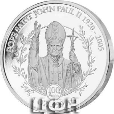 «5 DOLLARS SOLOMON ISLANDS - POPE SAINT JOHN PAUL II 1920 - 2005».jpg