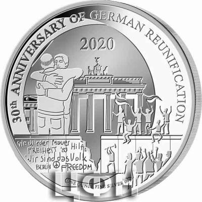 $1 NAURU 1 oz Ag 999 «30TH ANNIVERSARY OF GERMAN REUNIFICATION».jpg