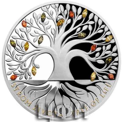 «Stříbrná mince Crystal Coin - Strom života Podzim proof».jpg