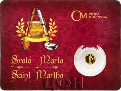 Zlatá mince Patroni - Svatá Marta (1).jpg