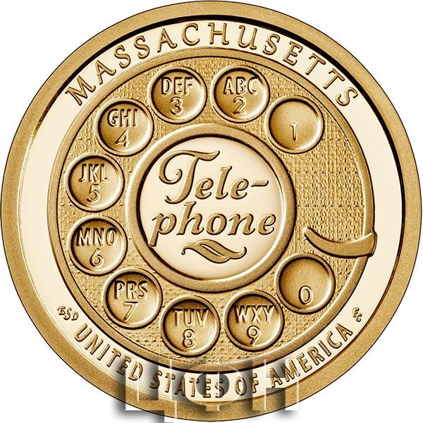 «1 dollar - Massachusetts - the invention of the telephone» 1.jpg