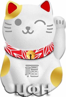 «Auspicious Cat - Blessing 1oz 999 Fine Silver Proof-Like Coin» (2).jpg