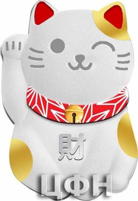 «Auspicious Cat - Fortune 1oz 999 Fine Silver Proof-Like Coin» 1.jpg