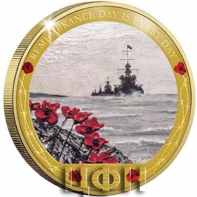 «Where The Sea Winds Blow, The Poppies Grow 24-Carat Gold-Plated Coin - 2020».jpg