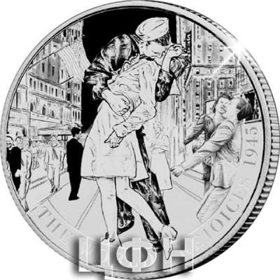 «ELIZABETH II • D • G • REGINA • GIBRALTAR • 2020» «THE WORLD REJOICES 1945».jpg