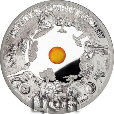 «MASTERSIZE AFRICAN ELEFANT 20th Anniversary 1 Kg Kilo Silver Coin 25$ Samoa 2019»..jpg
