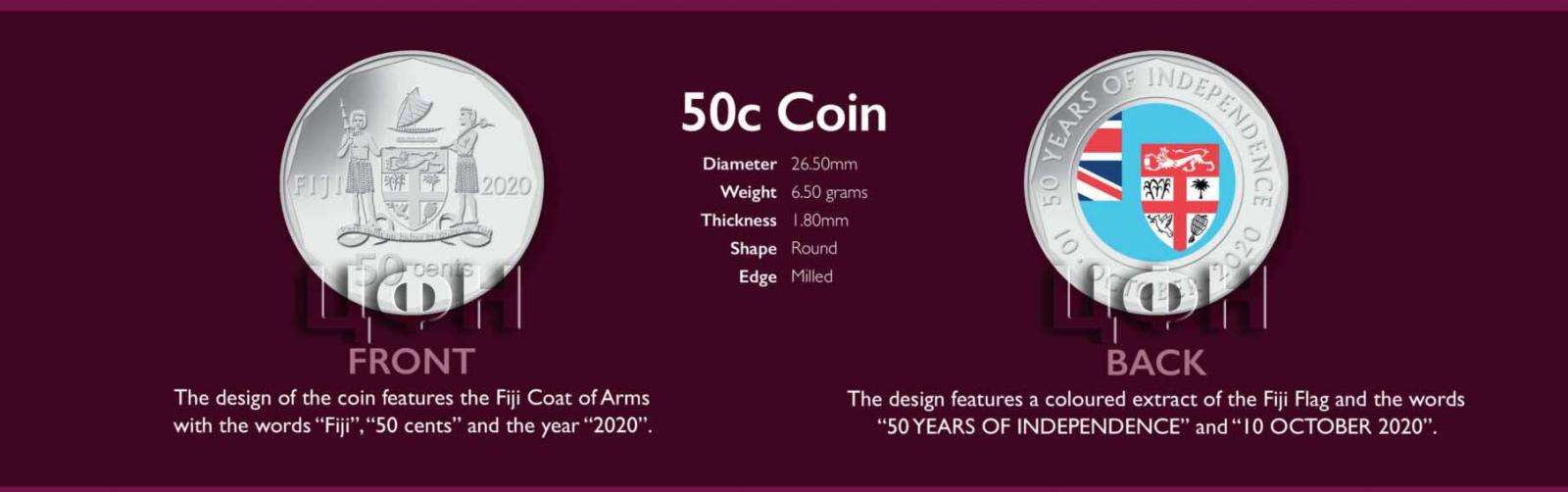 «2020 Fiji 50 cents 2020 - 50 years of independence»..jpg