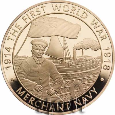 «5 Pounds - Elizabeth II Merchant Navy; Gold Proof».jpg