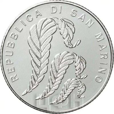 «2018, 5 евро Сан-Марино, памятная монета «Всемирный день дикой природы» (аверс)».jpg