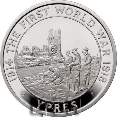 «5 Pounds - Elizabeth II YPRES; Silver Proof».jpg