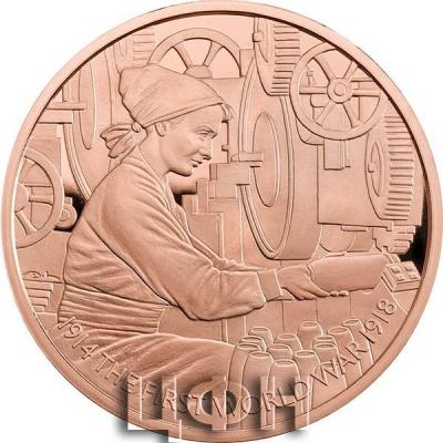 «5 Pounds - Elizabeth II Women in Factories; Gold Proof».jpg