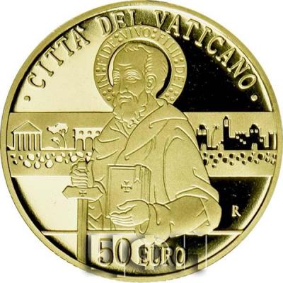 2020, 50 евро Ватикан, памятная монета - «Деяния апостолов - Святой Павел».jpg