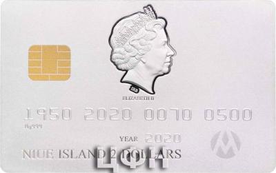 «CREDIT CARD 70th Anniversary Power Coin Special Edition Silver Coin 2$ Niue 2020» 1.jpg
