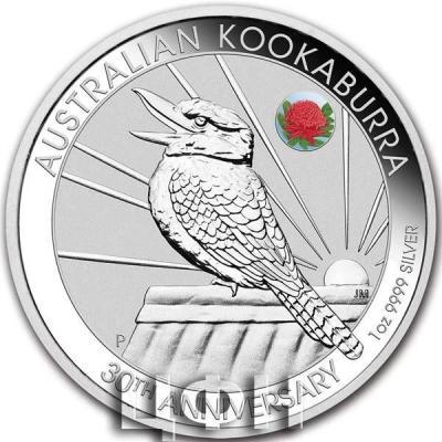 «2020 ANDA Sydney - Kookaburra 1oz Silver Coin With Waratah Privy Mark.».jpg