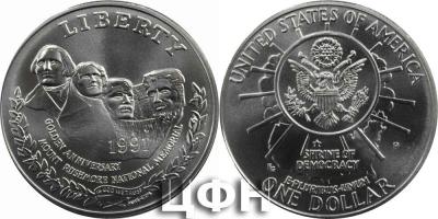 31 октября 1941 года было завершено сооружение национального мемориала США на горе Рашмор..jpg