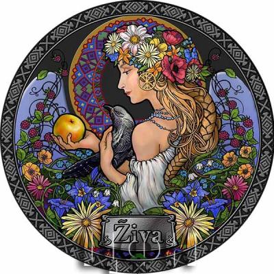 «ZIVA Goddesses of Health Silver Coin 5 Cedis Ghana 2021».jpg