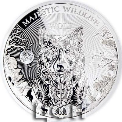 «WOLF Majestic Wildlife 1 Kg Kilo Silver Coin 25$ Samoa 2021.».jpg