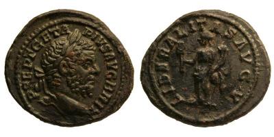 Римская империя, Гета, 209 - 211 годы, денарий.jpg