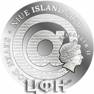 «GOLDEN TEARS Matrix Art Gustav Klimt 3 Oz Silver Coin 7$ Niue 2020» 2.jpg