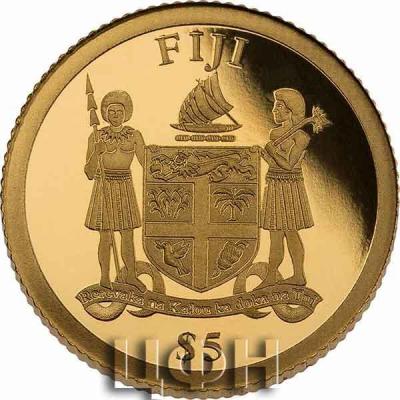 «CHINESE DRAGON AND PHOENIX 30th Anniversary Gold Coins 5$ Fiji 2020.».jpg