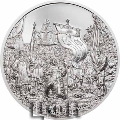 «10$ Cook Islands 2021 - VOYAGERS THIRST FOR DISCOVERY Then And Now 2 Oz Silver Coin ».jpg