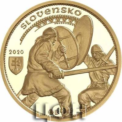 «100 euro - Svatopluk II, Ruler of the Nitrian Principality»1.jpg