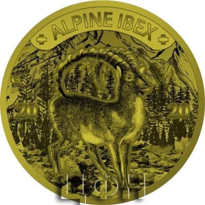 «REPUBLIC OF GHANA» «10 CEDIS» «ALPINE IBEX».jpg