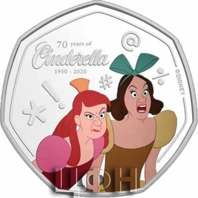 «25 cent 2020 Cook Islands 70 years of Cinderella 1950 - 2020».jpg