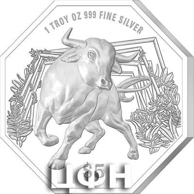 «2021 Singapore Lunar Ox 1 troy oz 999 Fine Silver Proof Coin».jpg