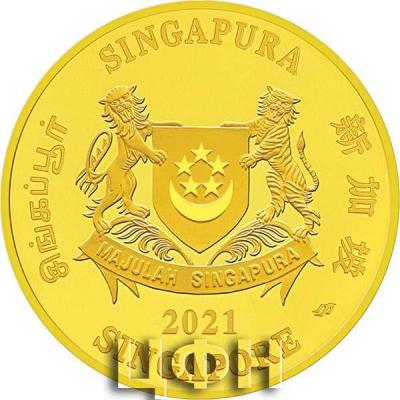 «2021 Singapore Lunar Ox 999.9 Fine Gold Proof Coin».jpg