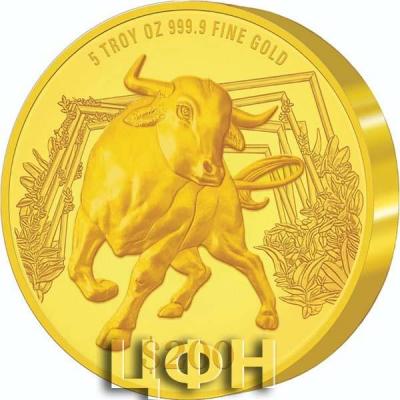«2021 Singapore Lunar Ox 5 troy oz 999.9 Fine Gold Proof Coin».jpg