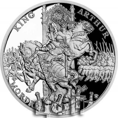 «Stříbrná mince Legenda o králi Artušovi - Artuš a Mordred proof.».jpg