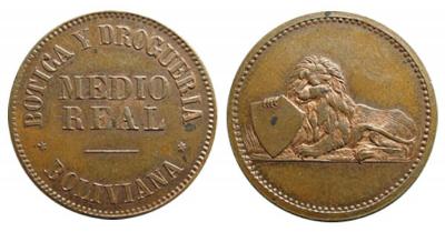 Token medio real Botica y Drogueria Boliviana.jpg