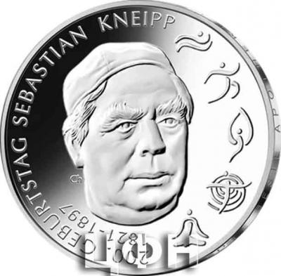 2021, 20 евро Германия, памятная монета - «200. GEBURTSTAG SEBASTIAN KNEIPP»..jpg