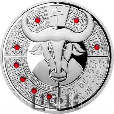 «Stříbrná mince Crystal Coin - Rok buvola proof».jpg