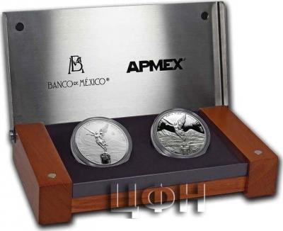 «2020 Mexico 2-Coin Silver Libertad ProofReverse Proof Set»..jpg