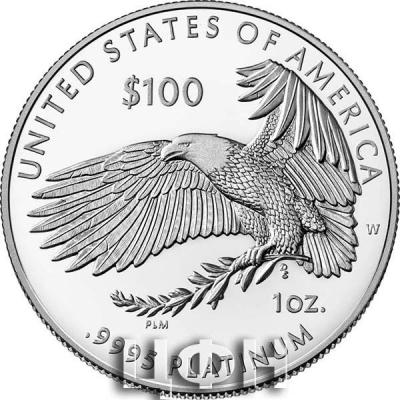 «First Amendment to the United States Constitution 2021 Platinum Proof Coin - Freedom of Religion».jpg