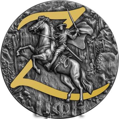 «2 Oz Silver Coin 5$ Niue 2021 - ZORRO»..jpg