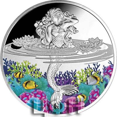 «1 Oz Silver Coin 1$ Niue 2021 - MERMAID»..jpg
