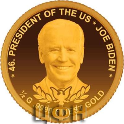 «25 DOLLARS REPUBLIC OF LIBERIA 2021 - 46. PRESIDENT OF THE US - JOE BIDEN».jpg