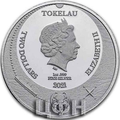 «2021 Tokelau 1 oz Silver $2 The Great Old One Cthulhu».jpg