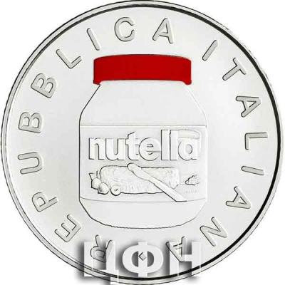 «5 euro Serie Eccellenze Italiane - NUTELLA® del Gruppo Ferrero - ROSSA».jpg